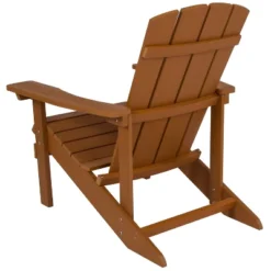 Emma And Oliver 4 Pack Outdoor All-Weather Poly Resin Wood Adirondack Chairs 24 Emma And Oliver 4 Pack Outdoor All-Weather Poly Resin Wood Adirondack Chairs -Home office GUEST dc0ab411 745f 48ec b17f 94b7e1c24637