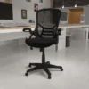 Emma And Oliver High Back Mesh Ergonomic Office Chair With Flip-up Arms