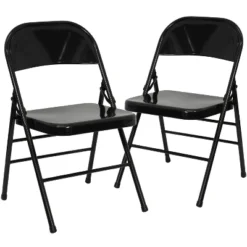 Emma And Oliver 2 Pack Home & Office Portable Party Events Steel Metal Folding Chair -Home office GUEST e4b96cc5 0868 4f90 8406 bd3e5e82d003