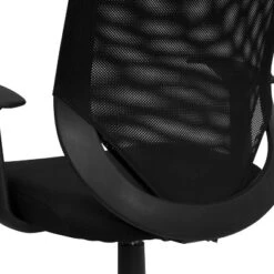Emma And Oliver Mid-Back Black Mesh Tapered Back Swivel Task Office Chair With T-Arms 12 Emma And Oliver Mid-Back Black Mesh Tapered Back Swivel Task Office Chair With T-Arms -Home office GUEST e5b51d62 721a 4a46 a7f2 64d3750c99eb