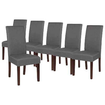 Emma And Oliver Six Mid-Century Parsons Chairs And Hardwood Frame For Kitchen, Dining Room & More 16 Emma And Oliver Six Mid-Century Parsons Chairs And Hardwood Frame For Kitchen, Dining Room & More - Image 16