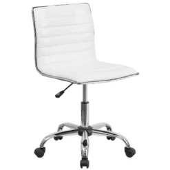 Emma And Oliver Low Back Designer Armless Ribbed Swivel Task Office Chair 34 Emma And Oliver Low Back Designer Armless Ribbed Swivel Task Office Chair -Home office GUEST ef27e240 afc6 4ff8 9de8 1a3f3578ed1b