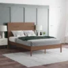 Emma And Oliver Classic Wooden Platform Bed With Headboard