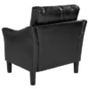 Emma And Oliver Living Room Slanted Arm Chair Single Seat Couch