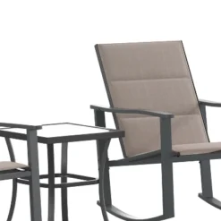 Emma And Oliver 3 Piece Outdoor Rocking Chair Patio Set With Flex Comfort Material And Metal Framed Glass Top Table 22 Emma And Oliver 3 Piece Outdoor Rocking Chair Patio Set With Flex Comfort Material And Metal Framed Glass Top Table -Home office GUEST f684e045 63c6 46c6 9719 e325fd721d75