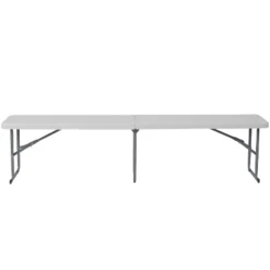 Emma And Oliver 10.25"Wx71"L Portable Bi-Fold Granite White Plastic Bench 12 Emma And Oliver 10.25"Wx71"L Portable Bi-Fold Granite White Plastic Bench -Home office GUEST f7865530 359b 44cb 9619 16fabaedf908