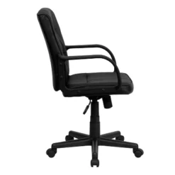 Emma And Oliver Mid-Back Black LeatherSoft Swivel Task Office Chair With Arms 15 Emma And Oliver Mid-Back Black LeatherSoft Swivel Task Office Chair With Arms -Home office GUEST f81e2d1c aeb6 4baf b4de ed5034653ee4