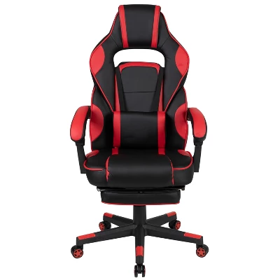 Emma And Oliver Ergonomic Gaming Chair -Recline Back/Arms, Footrest, Massaging Lumbar 3 Emma And Oliver Ergonomic Gaming Chair -Recline Back/Arms, Footrest, Massaging Lumbar - Image 3