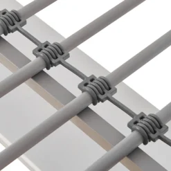 Emma And Oliver Metal Loft Bed Frame With Desk, Protective Guard Rails And Ladder For Kids, Teens And Adults -Home office GUEST f9f011a2 8e2f 4f50 bef1 3109259117b9