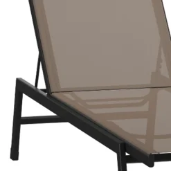 Emma And Oliver Set Of 2 Textilene Adjustable 5 Position Patio Chaise Lounge And Metal Frame -Home office GUEST fa4a4d1d e139 4ccb b3d5 adcf98850330