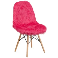Emma And Oliver Shaggy Dog Fur Accent Chair -Home office GUEST fcc4b774 fcf7 4493 9a05 e09f912c3923