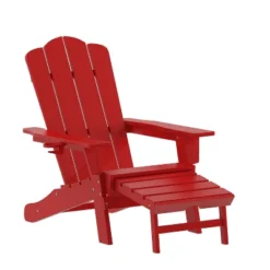 Emma And Oliver Adirondack Chair With Cup Holder And Pull Out Ottoman, All-Weather HDPE Indoor/Outdoor Lounge Chair 25 Emma And Oliver Adirondack Chair With Cup Holder And Pull Out Ottoman, All-Weather HDPE Indoor/Outdoor Lounge Chair -Home office GUEST fceb37d0 7ccb 4530 9693 cdd1e6ba0684