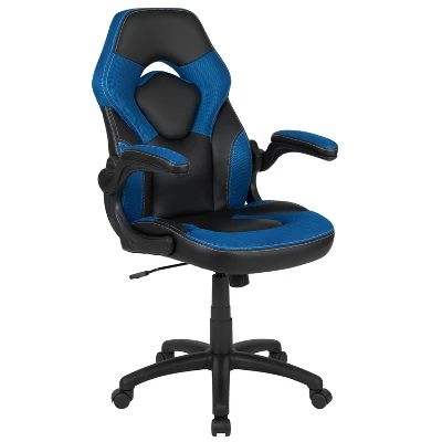 Emma And Oliver Gaming Racing PC Chair With Flip-up Arms 19 Emma And Oliver Gaming Racing PC Chair With Flip-up Arms - Image 19