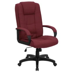 Emma And Oliver High Back Multi-Line Stitch Executive Swivel Office Chair With Arms -Home office GUEST ffb8e6e0 680a 4e0b 993e 288d7e4982f5
